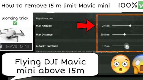 mavic mini  meter limit solution mavicminimmaxaltitudeproblem trickdownloaddjiflyapk