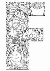 Letter Coloring Pages Letters Things Start Printable Alphabet Activities Adult Sheknows Printables Kids Adults Farm Abcs Preschool Teach Colouring Color sketch template
