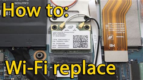 acer aspire es  es  wi fi card replacement youtube