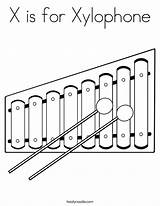 Glockenspiel Xylophone sketch template
