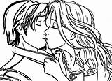 Coloring Pages Kissing Kiss Couple Flynn Drawing Hershey Rapunzel Couples Anime Disney Tangled Color Line Princess Hugging Printable Lips Getcolorings sketch template