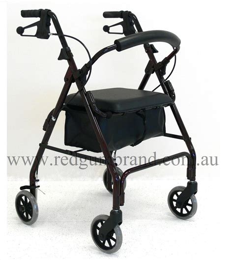 pacer  mini seat walker red  metro mobility