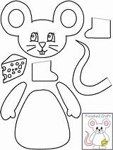 Cut Paste Crafts Kids Craft Preschool Mouse Template Worksheets Kindergarten Toddler Parents Teacher Lot Has sketch template