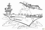 Coloring Battleship Aircraft Carrier Pages Color Drawing Crashed Printable Supercoloring Main Paper Getdrawings Print Skip sketch template