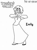 Stardew Valley Emily sketch template