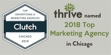 thrive named chicago top digital marketing agency clutch