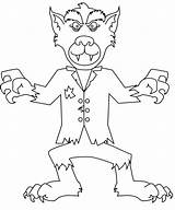 Werewolf Printable Werewolves Garou Loup Coloring4free Zombie 1020 Zombies Coloringhome Coloriages sketch template