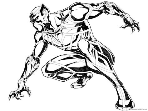 coloring pages superheroes black panther warehouse  ideas