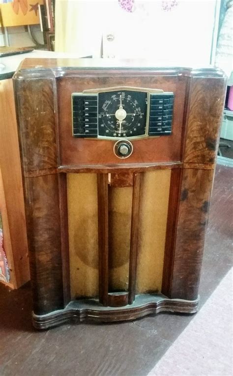vintage radio zenith console floor standing cabinet radio