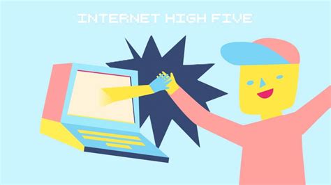 high five the internet a looping compilation of people