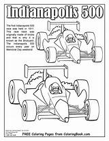 Coloring Race Track Books Pages Congress Getcolorings Drawing Getdrawings Indianapolis sketch template