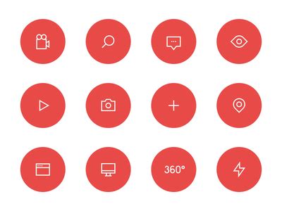 action buttons icons   fleming dribbble