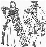 Vestimenta Barroco Rococo Baroko Barock Xviii Periodo Roupa Vestimentas Xvii Aristocracia Vitoriana Pinu Zdroj Epoch sketch template