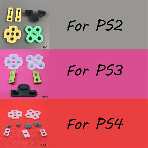 1 Set For Sony Ps2 Ps3 Ps4 Controller D Pad Silicon Conductive Rubber