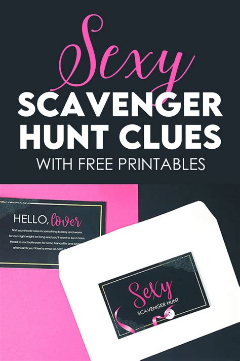 The Best Sexy Scavenger Hunt Idea Free Printables The Dating Divas
