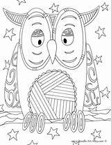 Doodle Coloring Pages Alley Kids Quotes Lets Owl Bird Clipart Animal Printable Colouring Sheets Template Color Classroom Adult Doodles Mediafire sketch template