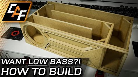 How To Build A T Line Subwoofer Box Youtube