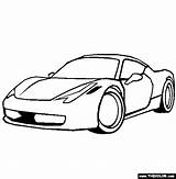 Ferrari Coloring Italia Pages Printable Clipartmag Drawing Template sketch template