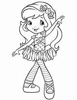 Strawberry Shortcake Coloring Pages Birthday Getcolorings Printable sketch template