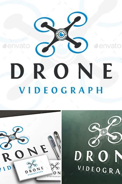 drone logo template  bosstwinsart graphicriver