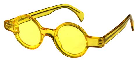 selima optique vintage eye 80 s alain mikli yellow glasses