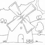 Windmill Windmills Kleurplaten Windmolen Moinho Windmolens Farm Vento Sketchite sketch template