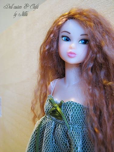 Custom ~ Sugary Cafe Au Lait Rerooted And Repainted Fashion Dolls