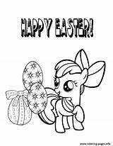 Easter Pony Coloring Little Pages Egg Printable Color Popular Book sketch template