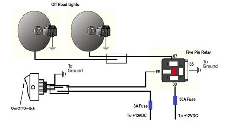 wire multiple  road lights   switch
