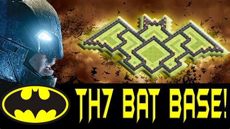clash  clans   wartrophyfarming hyrbid batman bat base layout  youtube