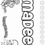 Coloring Pages Ziegler Maddie Template sketch template
