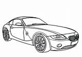 Bmw Coloring Pages M3 Z4 Coupe Car Getcolorings Getdrawings sketch template