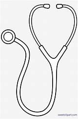 Stethoscope Pngkey Clipground Nurses sketch template