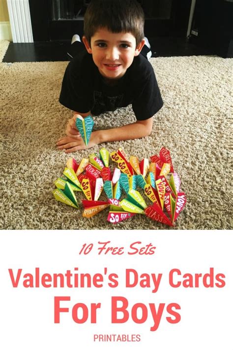 valentines day cards  boys  printable valentines cards