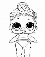 Pages Doll Colouring Lol Coloring Baby Dolls Lids Siobhan Little Print sketch template