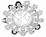 Lernen Mandalas Kinderrechte Malbuch Ausmalbilder Weltreligionen Rucksack sketch template