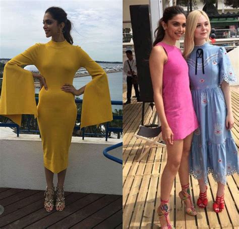 Deepika Padukone Yellow Dress Cannes 2017 Cannes Day 2 Deepika
