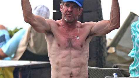 Dennis Quaid 61 Year Old Actor Shows Off Ripped Physique Daily Telegraph