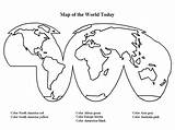Mapamundi Mundi Colorir Continentes Mapas Coloringhome Desenhos Seonegativo sketch template