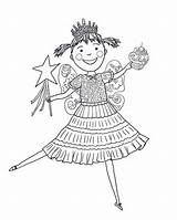 Coloring Pages Pinkalicious Printable Cupcake sketch template