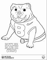 Coloring Bulldog Pages English Georgia Butler Part Color Family Blue Print Popular sketch template