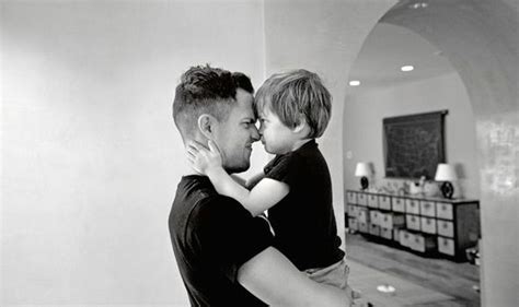 the killers brandon flowers my favourite photograph is of me and my son gunnar brandon