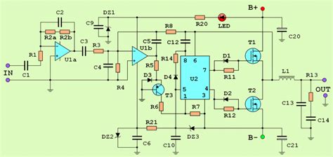 schaltplan class  verstarker wiring diagram
