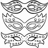 Masque Coloriages Objets Masques sketch template