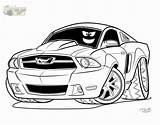 Coloring Mustang Car Pages 2004 Logo Template Popular Ford Coloringhome sketch template