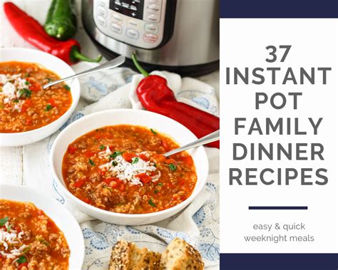 instant pot family dinner recipes   pinch
