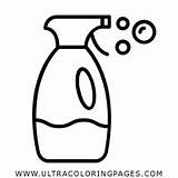 Waschmittel Sprühflasche Ultracoloringpages sketch template