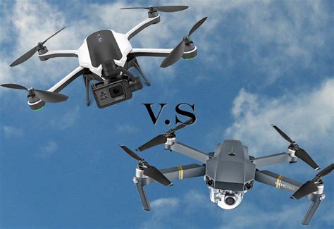 clash   drones dji mavic pro  gopro karma compared