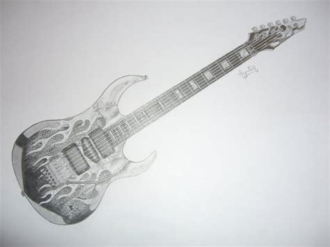 electric guitar drawing  paintingvalleycom explore collection