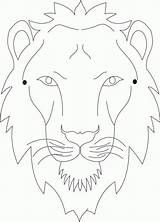 Mask Tiger Lion Pages Coloring Printable Kids Face Template Masks Print Animal Colouring Templates Studyvillage Animals Paper Color Para Drawing sketch template